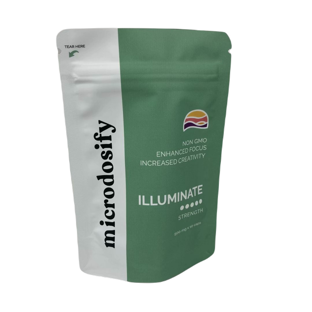 Medical Weed Leaf Three Side Seal Pouch Smell Proof Mylar Bags Customized With Window