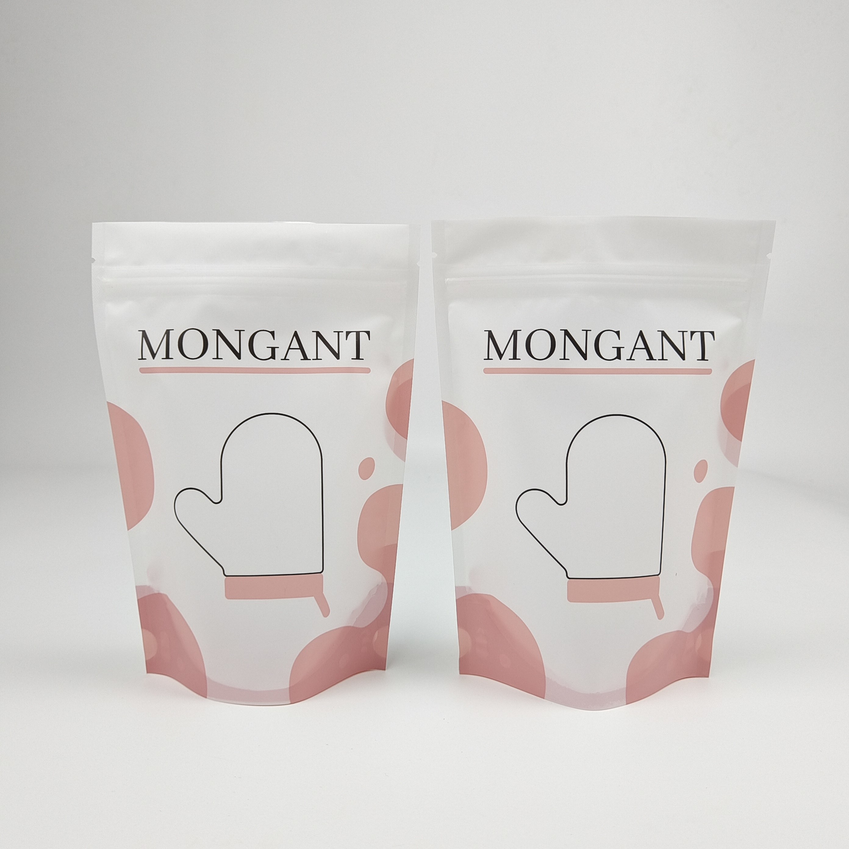 Laminated Aluminum Foil Zip Lock Bag Stand Up Pouch /Matt White Foil Pouch /Custom Zip Lock Coffee Bag