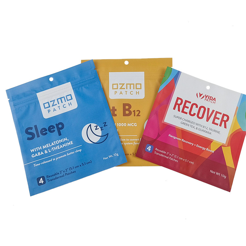 CDR AI PSD PDF Cosmetic Packaging Bag for Bath Salt Mylar Bags within Various Sizes