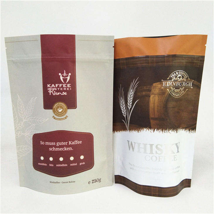 Custom Food Grade Smell Proof Moisture Proof Edibles Stand Up Packaging Bags For Coffee Bean