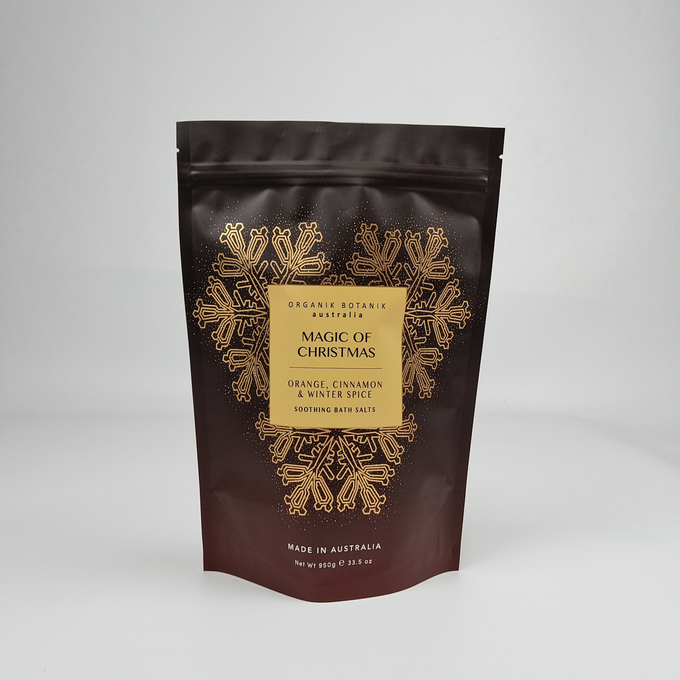 Matte Custom Printed Bath Salts Packaging Zip Lock Plastic Bag Bath Salt Body Scrub Standing Up Pouch With Zipper