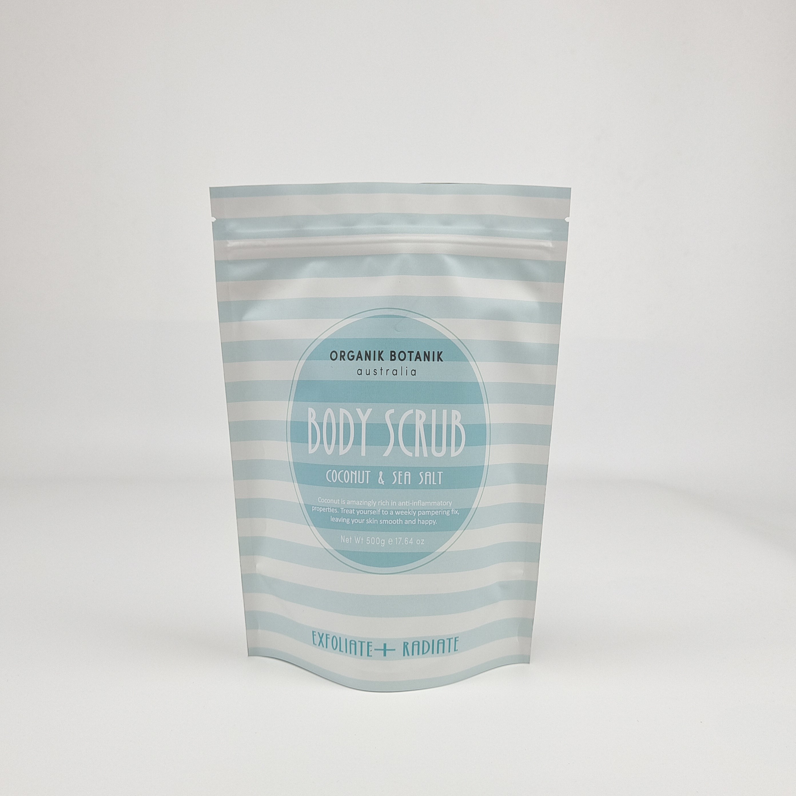 High Quality Body Scrub Printed Packaging Bags Plastic Aluminium Foil Custom Zipper Stand Up Pouches For Bath Salt