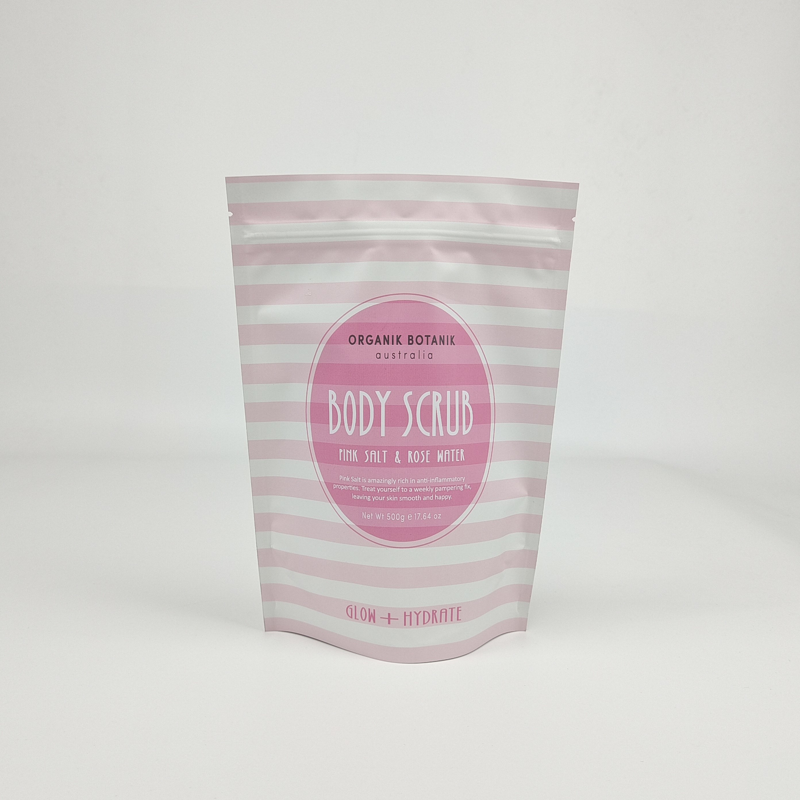 Customized Packaging Stand Up Zipper Bag Plastic Pouch For Body Scrub Bath Salt Packing Coffee Body Scrub Bag