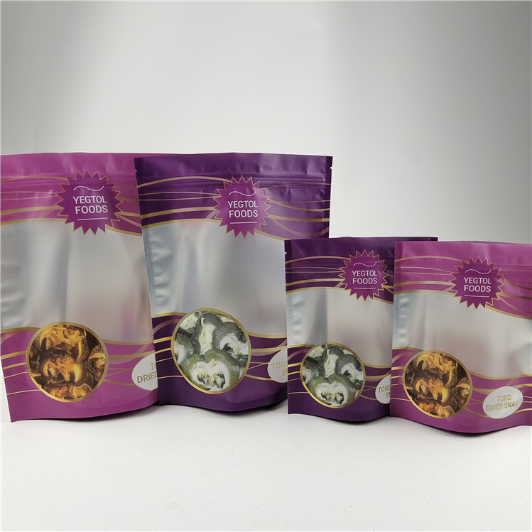 Custom Your Own Logo Digital Printing Ziplock Edibles Stand Up Packaging Bags With Window