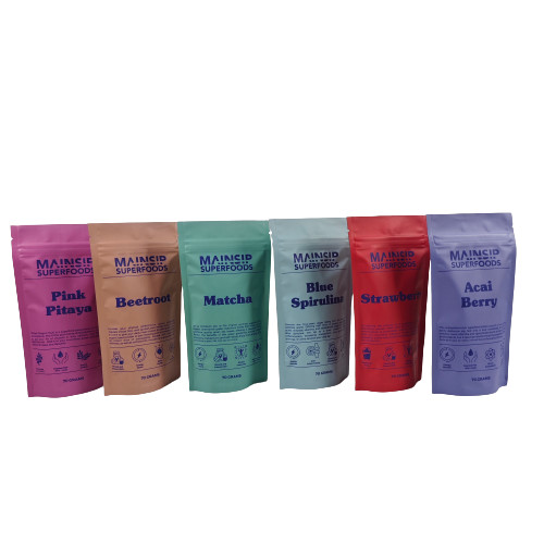 Digital Printed Mylar Pouches Smell Proof Coffee Poeder Packaging Stand Up Zip Lock Bag With Aluminum Foil