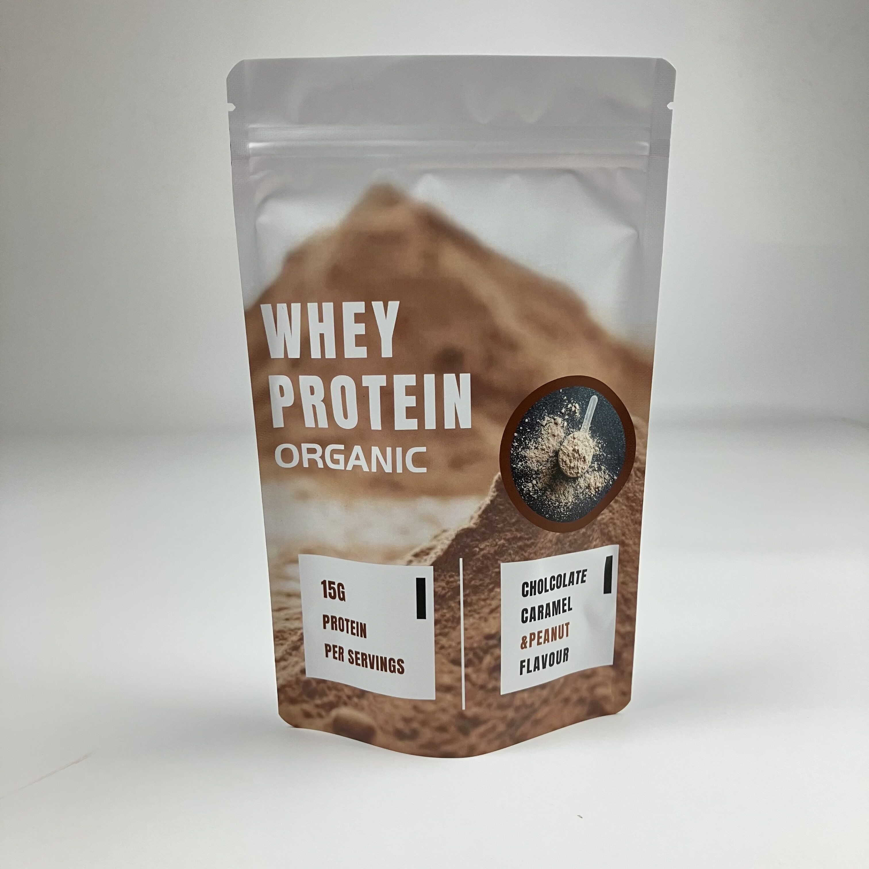 Digital Printed Mylar Pouches Matt VMPET Smell Proof Zipper Pouch CMYK Pantone 250g Bag