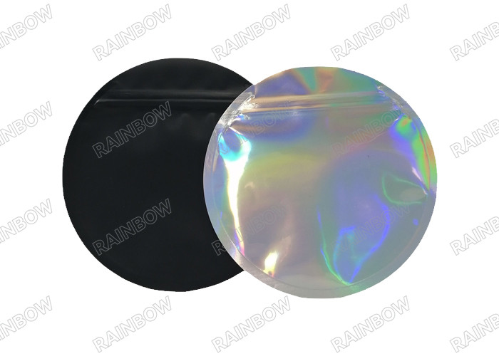 Custom Shape Mylar Food Pouches See Through Die Cut Stand Up Pouch