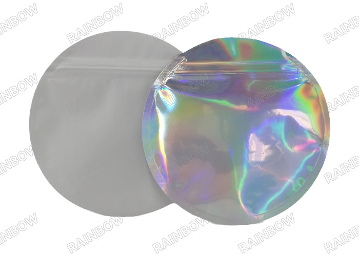 Smell Proof Ziplock Die Cut Mylar Bags Special Shaped For Gummy Cookie Packaging