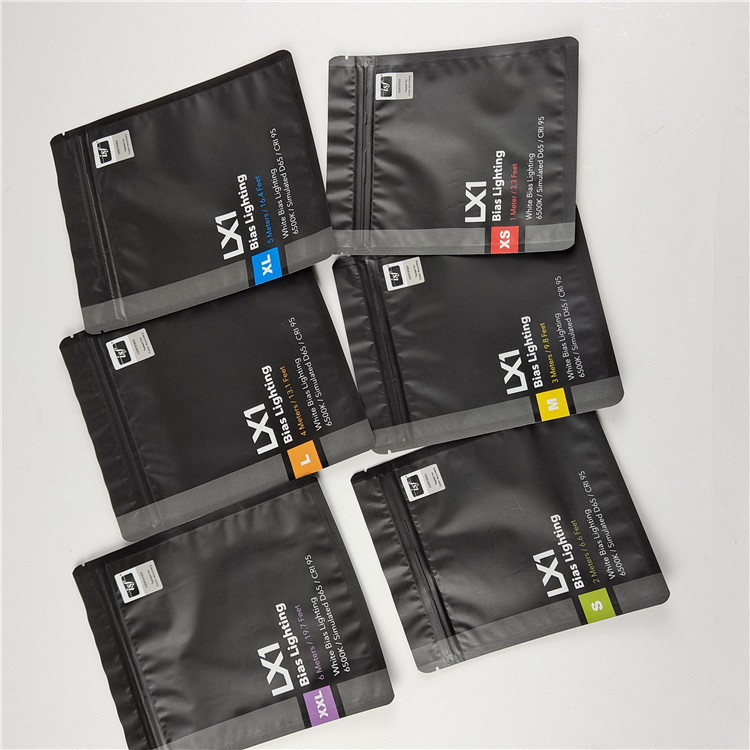 Top Quality Custom Logo Printed Three Side Seal Bags for Teeth Care Packaging with Eco-Friendly and Safe Material