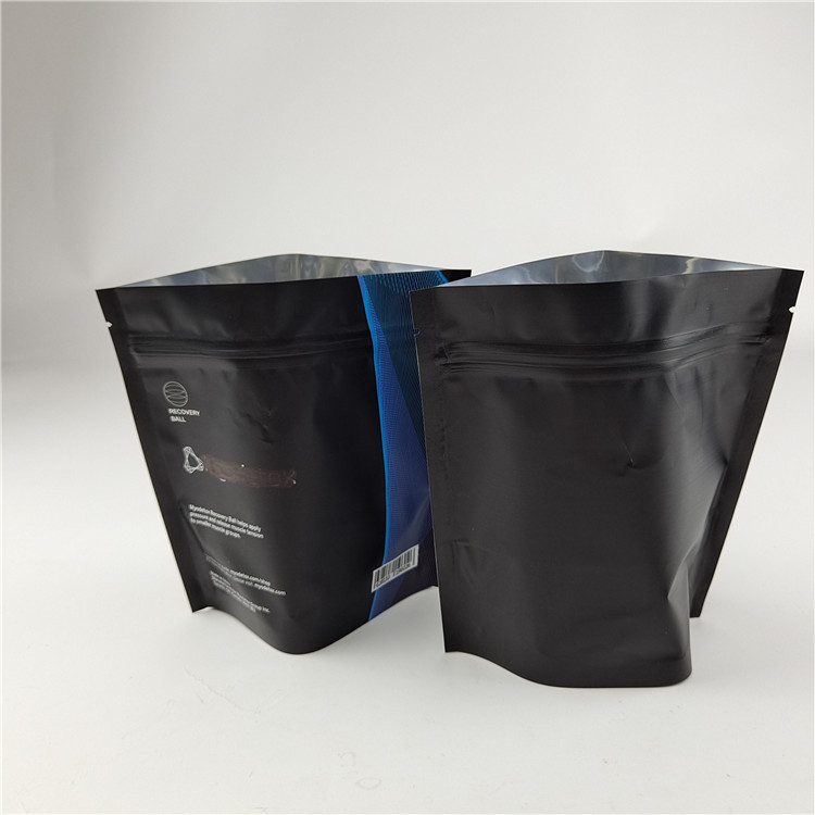 New Design Matt Surface Digital Printing Storage Plastic Zip Lock Resealable Plastic Food Seal Packaging Bag