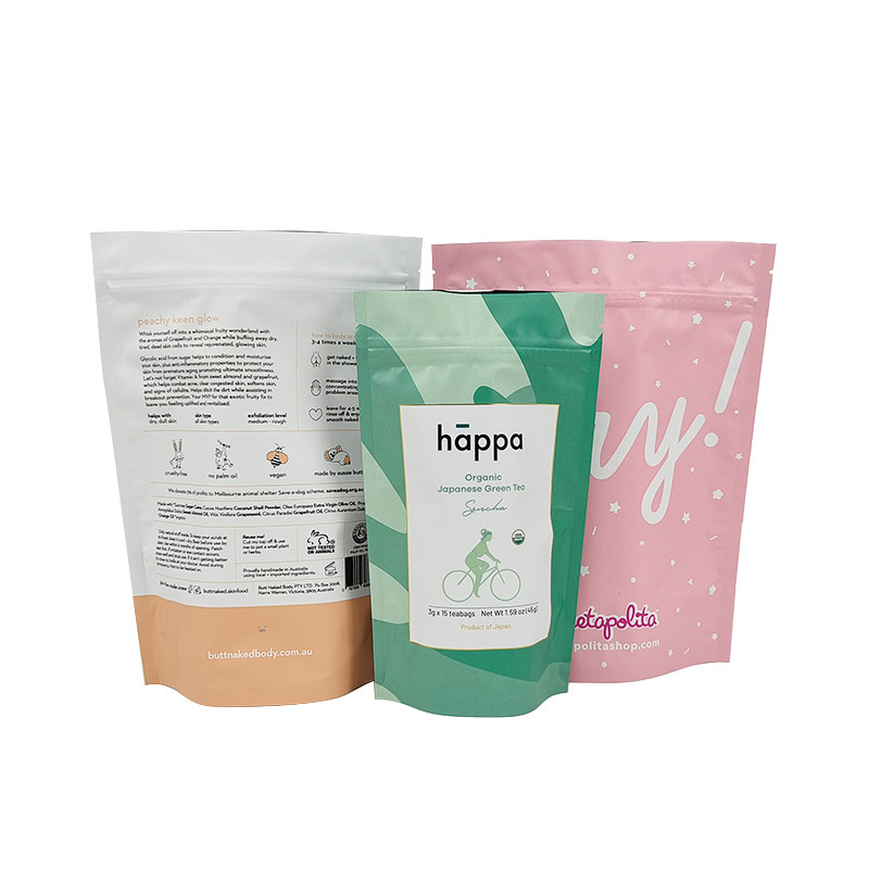 Stand Up/Doy Pack/Doy Pack/Doy Pack Packaging Aluminum Foil Bagging with Top Zipper