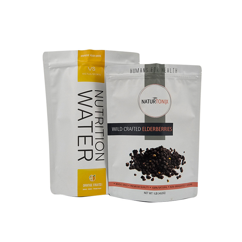 Color Effect Glossy or Matte Finished Tea Bags Packaging in Resealable Stand Up Pouches