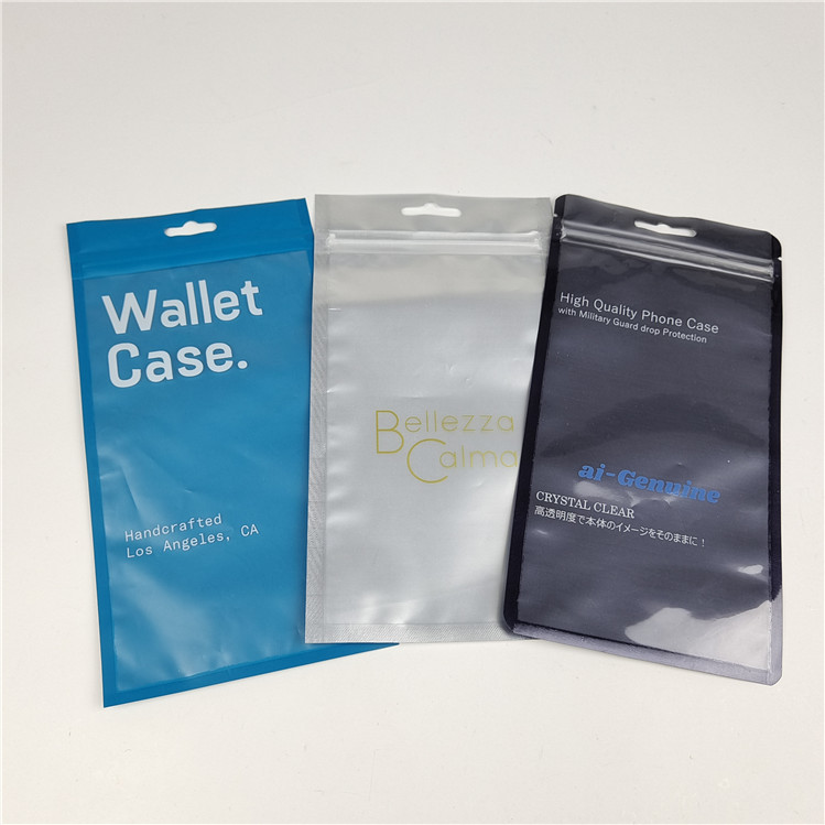 High Quality Custom Private Logo Three Side Seal Bags Easy Tear Line Packaging Bag With Window