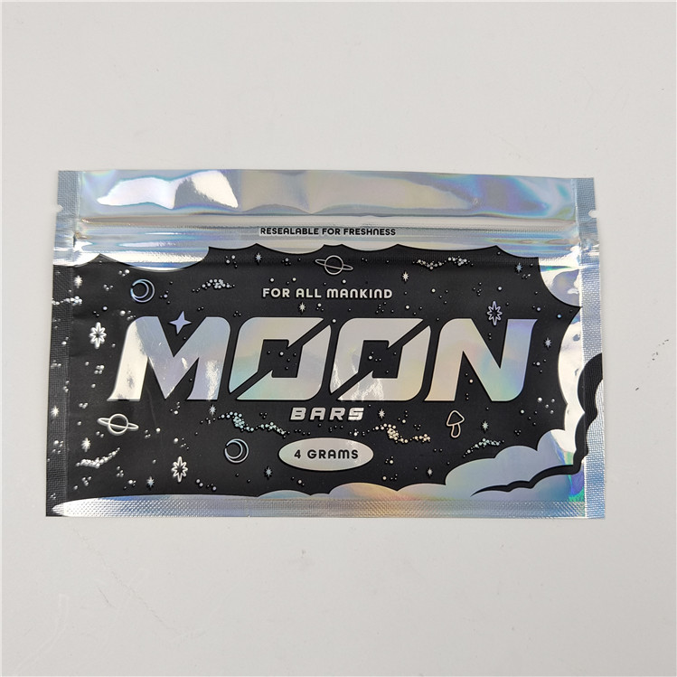 Eco-Friendly Smell Proof Moisture Proof Three Side Seal Bags for Teeth Care Packaging with Heat Seal Closure With Zipper