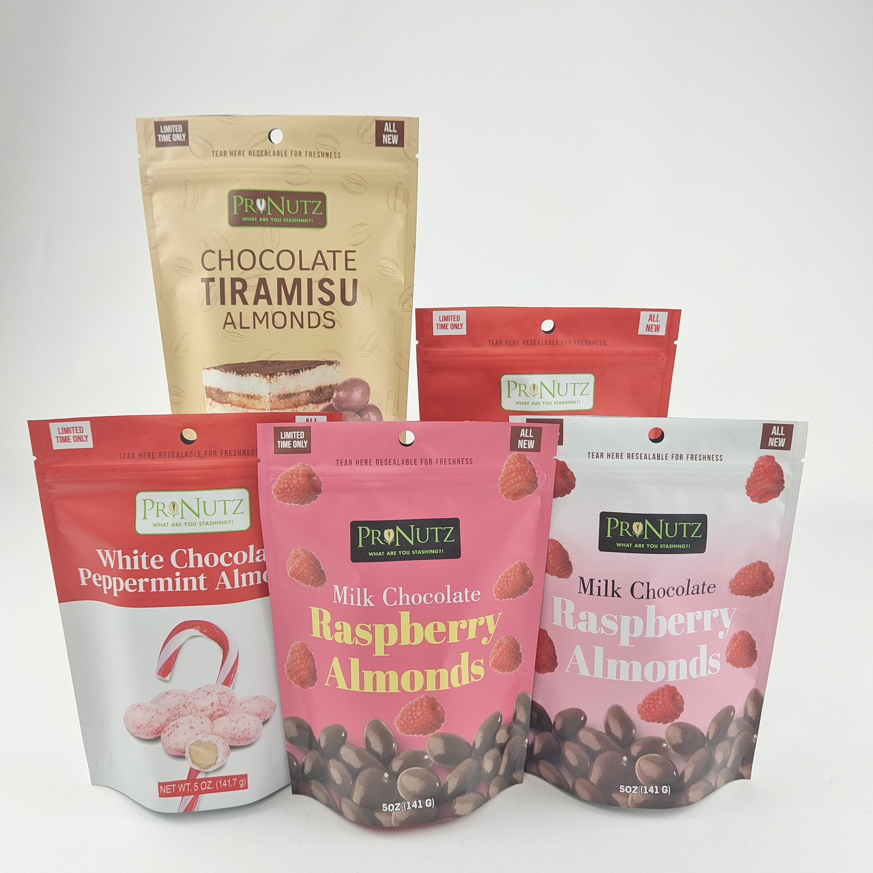 Customized Private Logo Zipper Plastic Stand Up Zip Lock Packaging Bag Packs Edibles Cookies