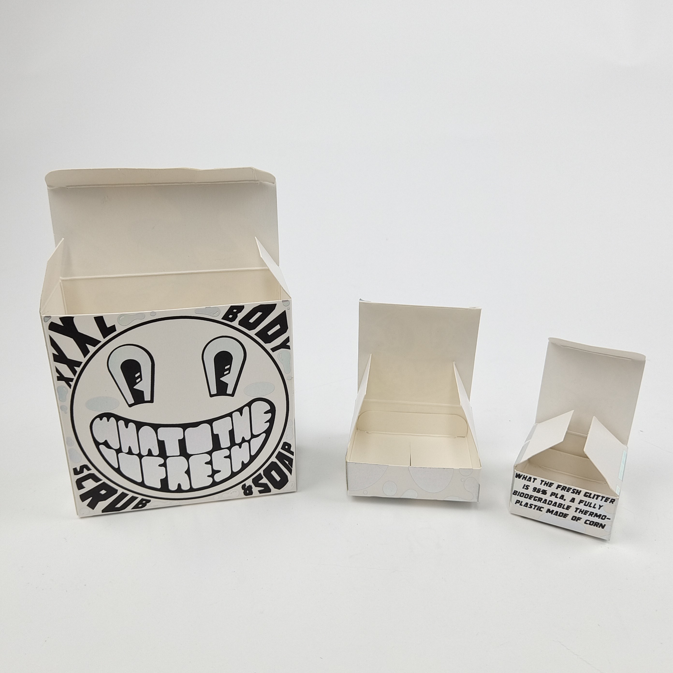 Custom Glossy UV Matt Film White Cardboard Paper Box 400g For Cosmetic Sample Argan Oil