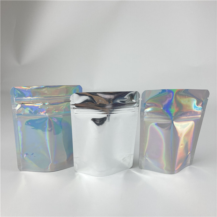 Customized Size Design Moisture Proof Stand Up Zipper Pouch Food Grade For Packaging