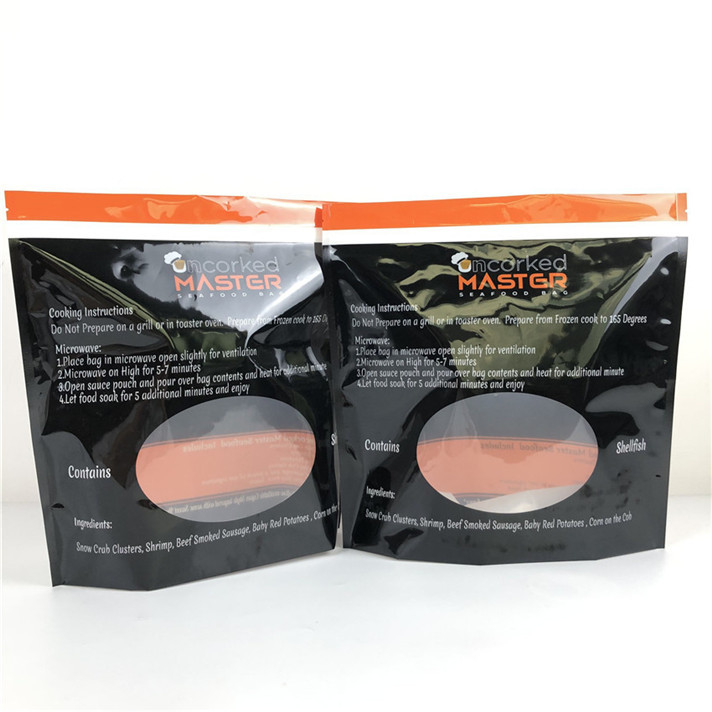 Matt Aluminum Foil Stand Up Pouch Ziplock Gravure Printing Customized Color