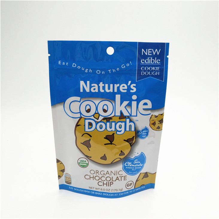 10 Colors Stand Up Zipper Bags MOPP/VMPET/PE Material For Snack Packaging