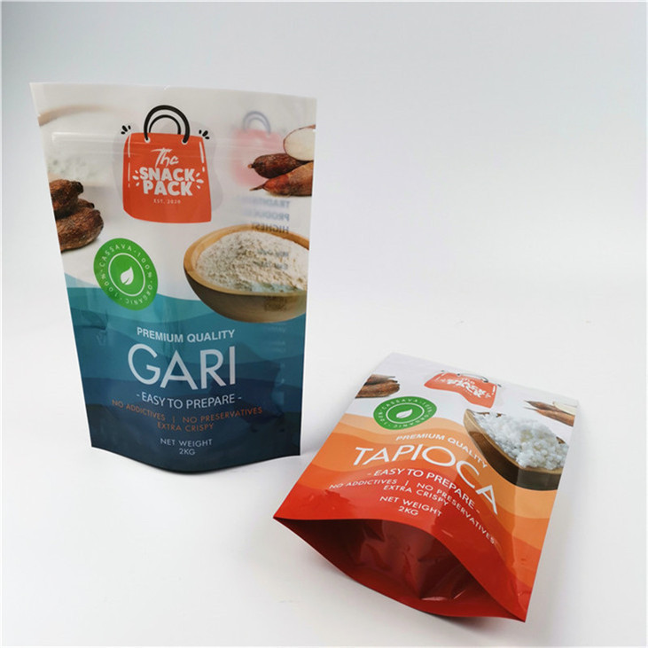 Eco-Friendly and Safe Material Glossy Finish Customized Size and Design Needs Aluminum Foil Mylar Doypack