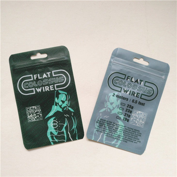 Promotion Recyclable Quality Assurance Three Side Sealed Mylar Packaging Bag With Zipper Customized Size Design