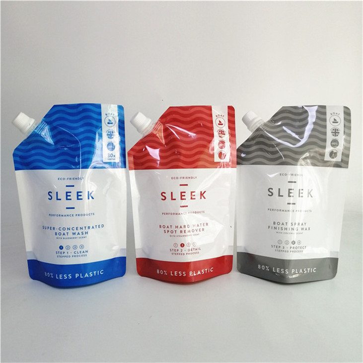 Top Requested Products High Quality Storage Beverage Drinking  Spout Packaging Bags Plastic Liquid Pouch
