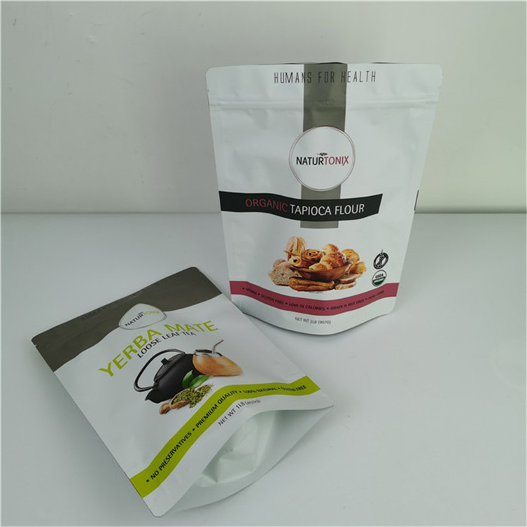 Environmental Friendly Custom Private Logo Smooth Storage Packaging Plastic Foil Pouch Bag for Powder