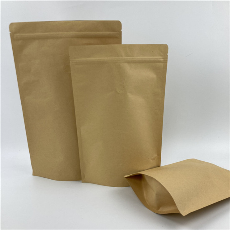 Customized Size and Design Needs Colorful Printing Kraft Paper Snack Food Packaging Bags