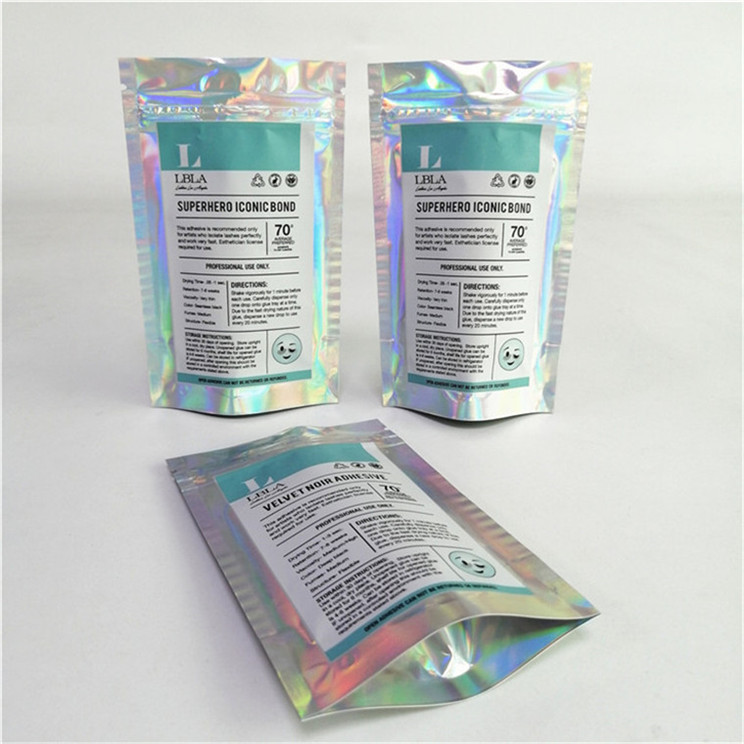 Wholesale Customized Logo Digital Printing Plastic PET Smooth Suitable Price Stand Up Pouches with Zipper