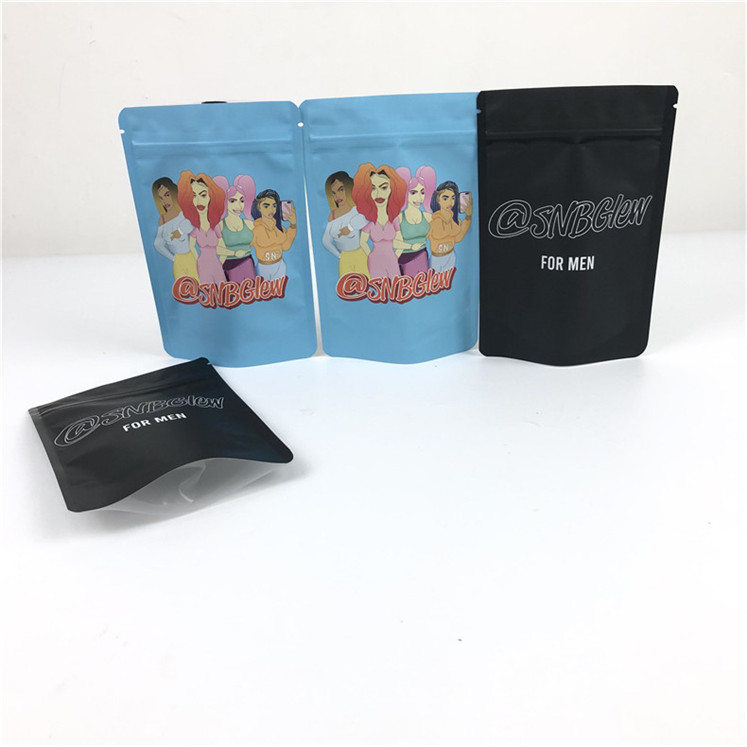 Easy Tear Line Plastic Pouches Packaging Manufacturer Custom Your Own Logo PET Aluminium Frosted