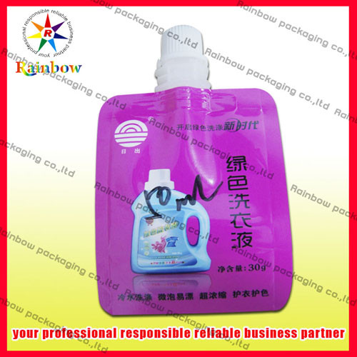 Custom Print Doypack Spout Pouch Packaging For Shampoo , Gas Barrier