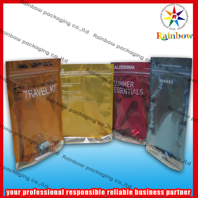Water - Proof CMYK, Pantone Cosmetic Packaging Bag For Eyes Mask, Cosmetic Tool