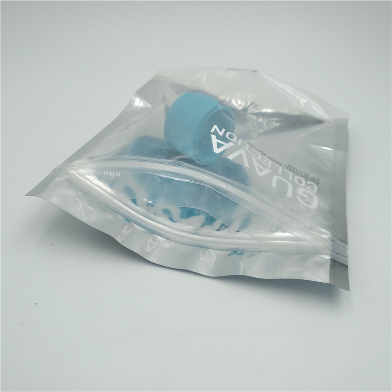 Transparent Zippler Top Mylar Aluminum Foil Bags , Coffee Packaging Bags Eco Friendly