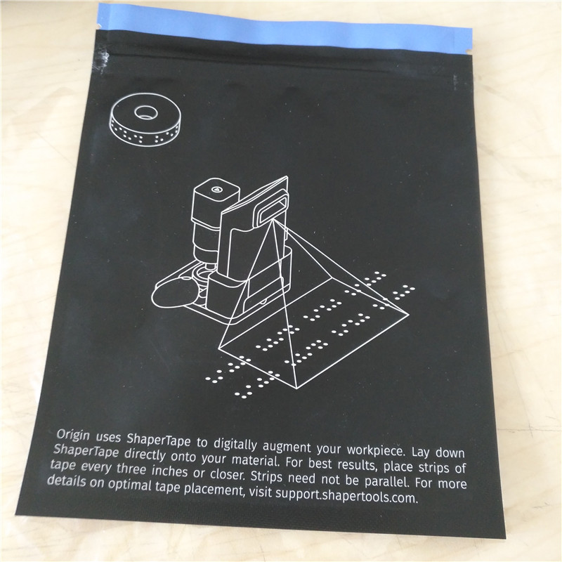 Three Side Seal Mylar k Plastic Packaging Bags For Medical Tape Packaging