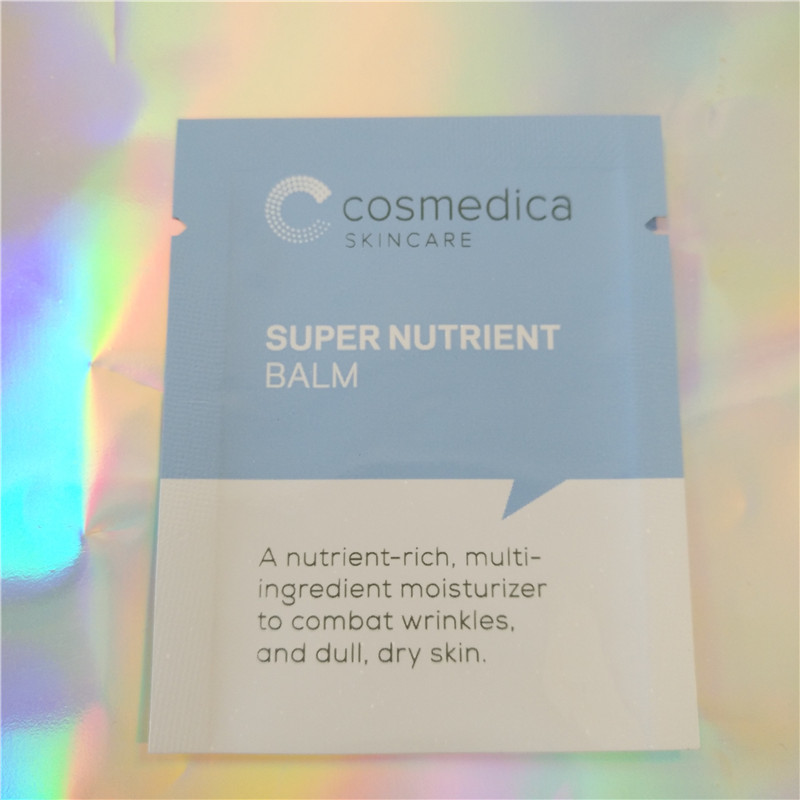 Plastic Aluminum Foil Pouch Packaging Sample Sachet Cosmetics, Three Side Sealing Cosmetic Sample Sachet