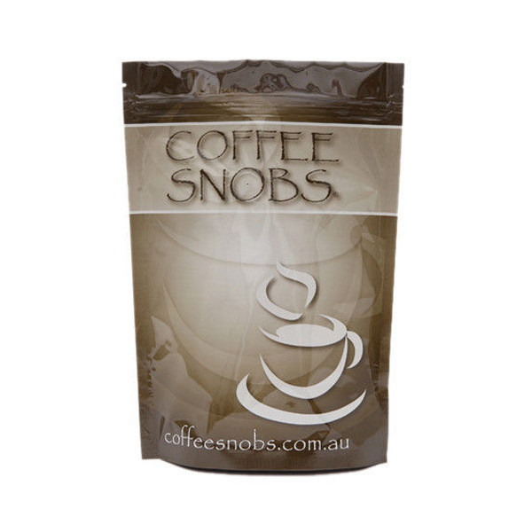 Custom 250g 500g 1kg square block flat bottom k coffee bean packaging bag