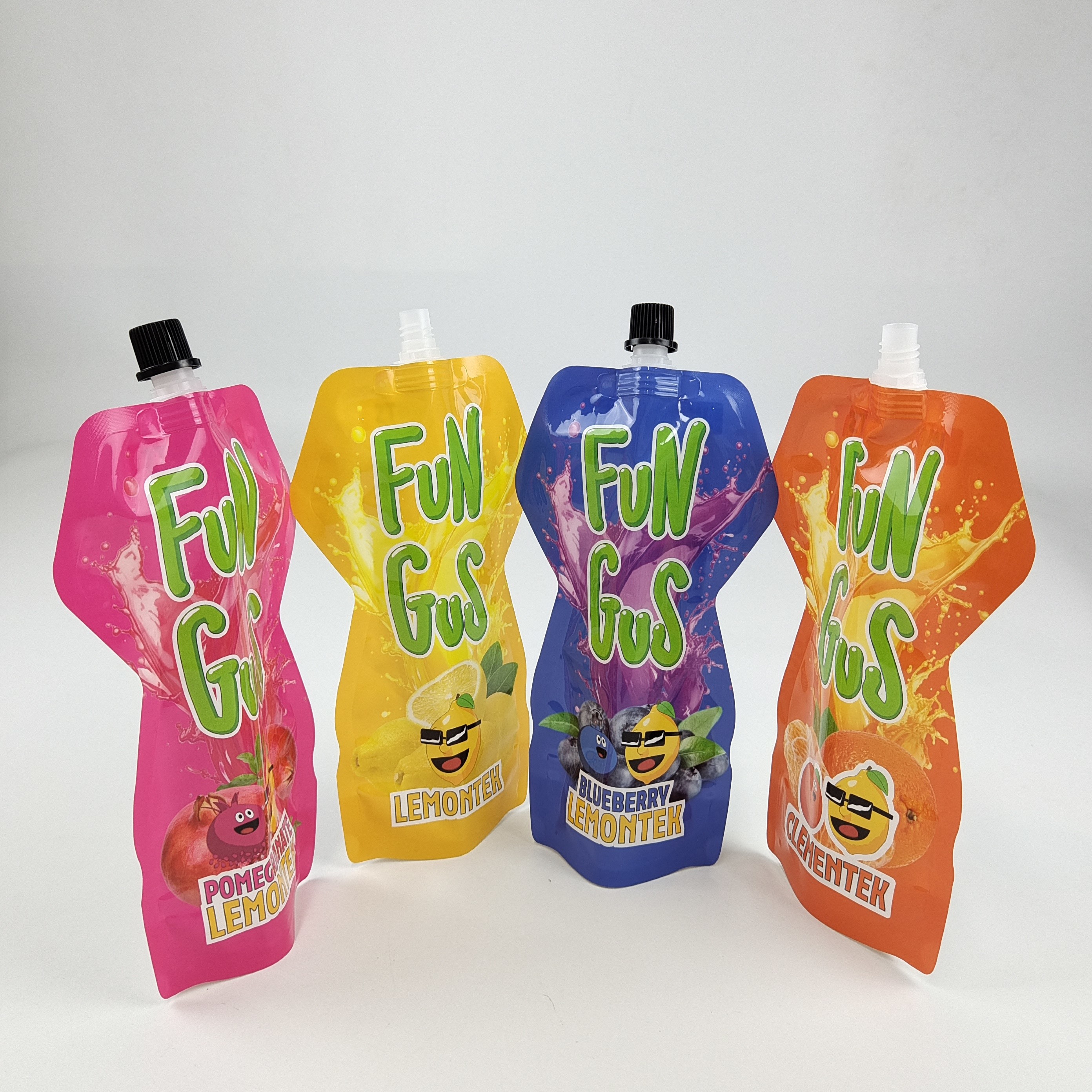 Customized Stand Up Packaging Bags Yogurt Milk Juice Baby Food Spout Pouch