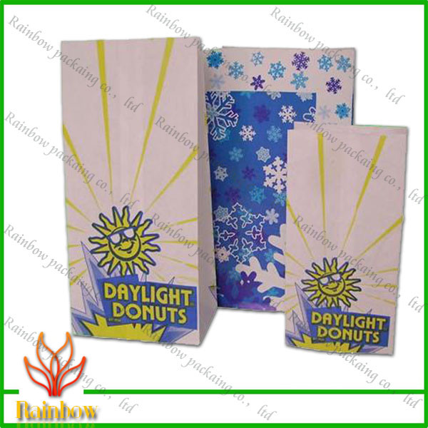 Promotional Recycled Kraft Customized Paper Bags With Handles