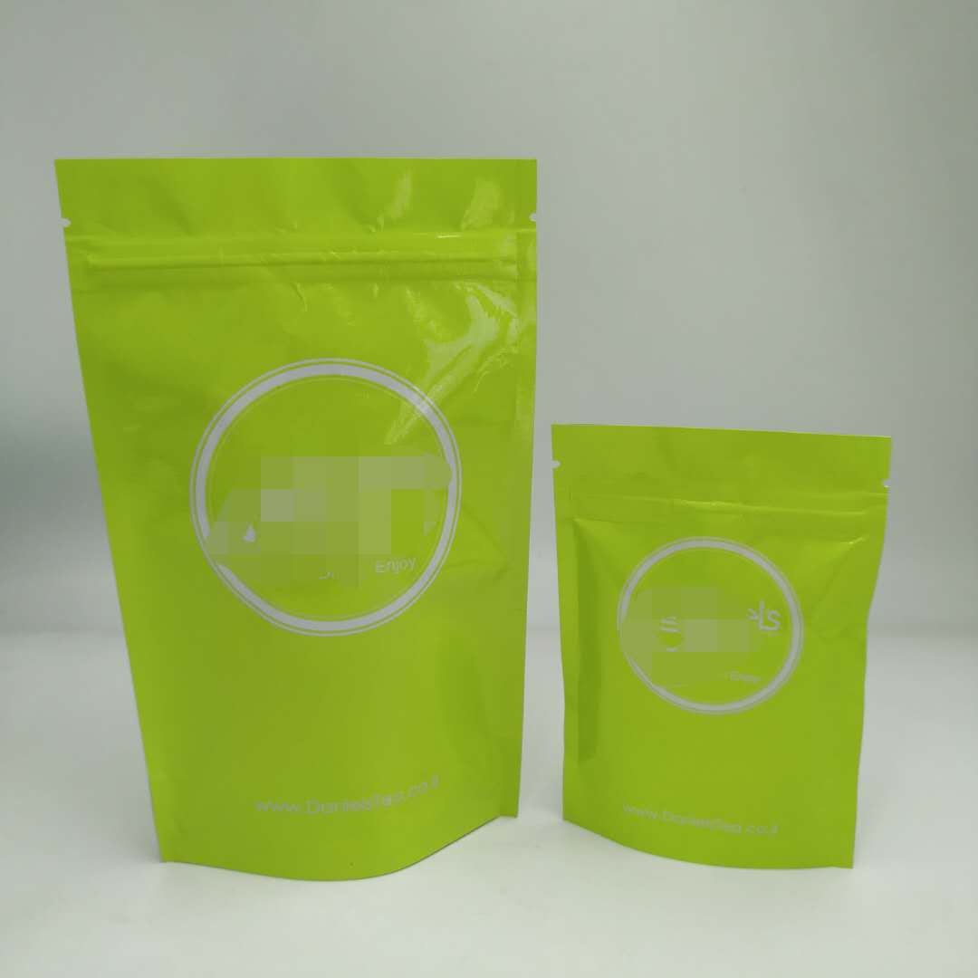 FDA Self Seal Zipper plastic pouch bag Aluminum Foil with Bright Colors