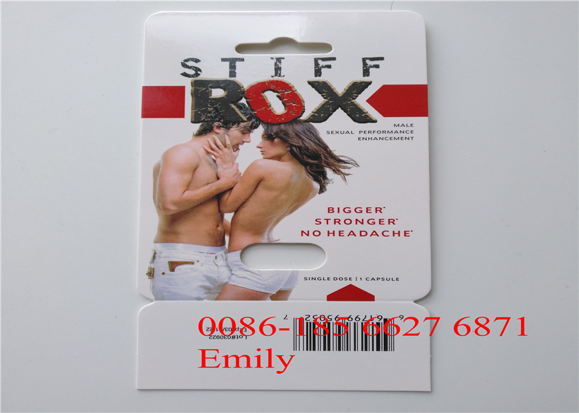 Convenient Rhino Pills Blister Pack Packaging With Embossing Surface Effect