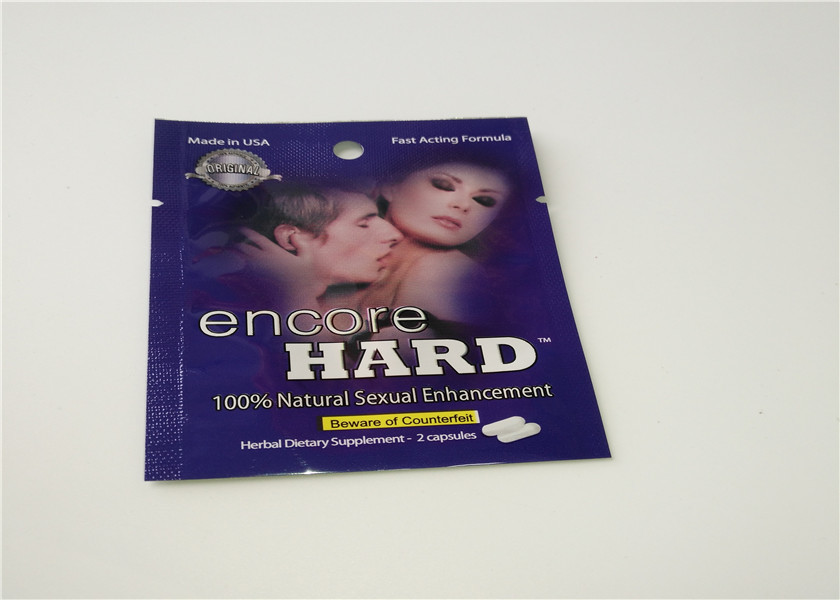 Aluminum Foil Herbal Incense Packaging Matte OPP Material With Transparent Color