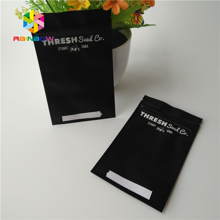 Clear Window Plastic Pouches Packaging Strong Freeze Resistance With Die Out Hole