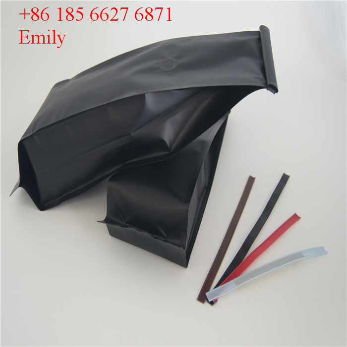 PET Material Aluminum Foil Bags Glossy Color Effect With Tin Tie 10000pcs