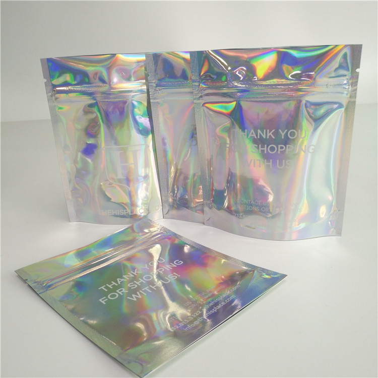 Stand Up Cosmetic Pouch Makeup Bag Fashion Clear Shinny Bag Pouch Holographic Hologram Cosmetic Bags