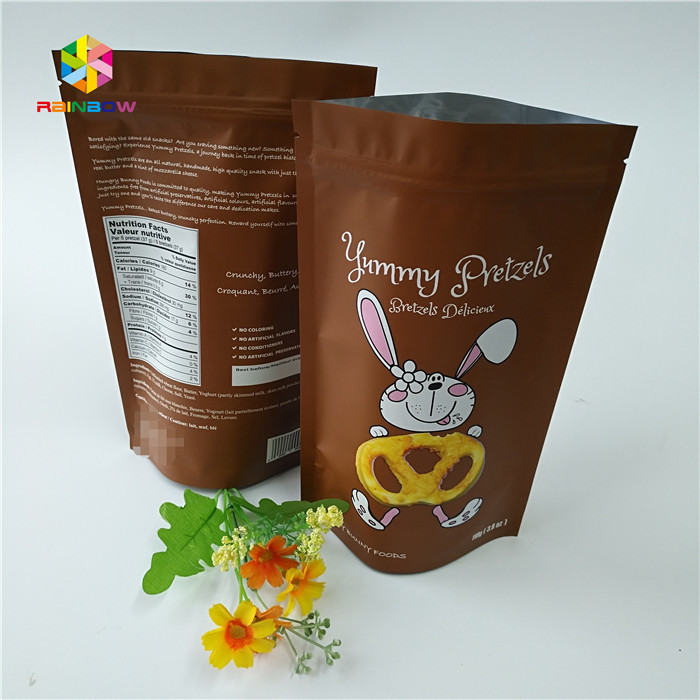 Aluminum k Snack Bag Packaging Gravure Printing For Chocolate / Protein Powder