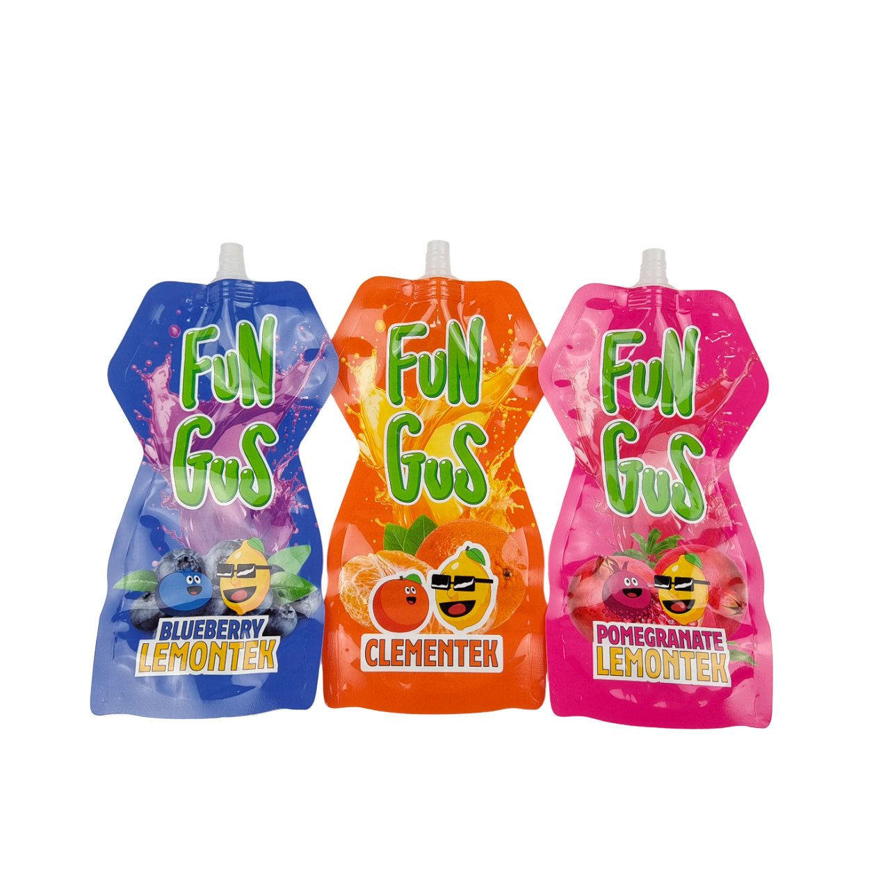 Irregular Shape Drink Beverage Packaging Spout Pouch With Own Logo Printing