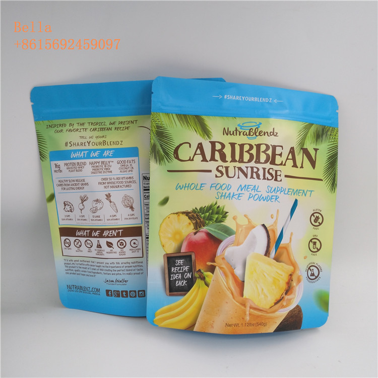 Stand Up Snack Bag Packaging Custom Printed Prevent Leakage For Food Industry