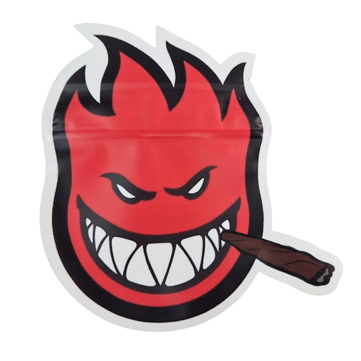 Edible Cali 3.5g 7g Mylar Ziplock Soft Touch Smell Proof Irregular Shaped Cookie Die Cut Packaging Plastic Sachet Bag