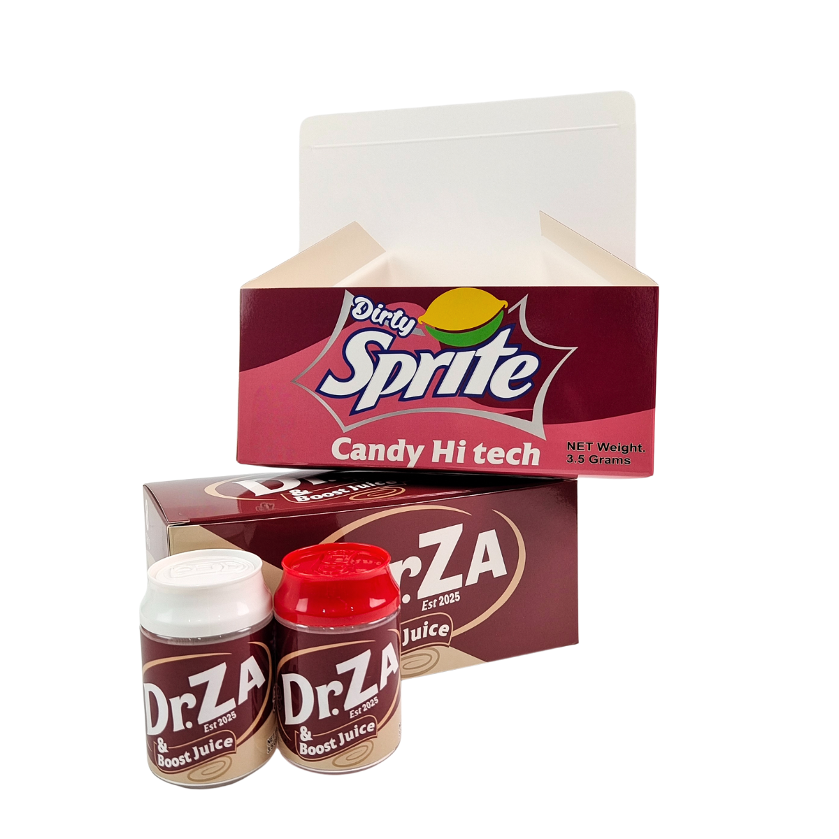 PET Plastic Food Box 3.5g Soda Candy Can with Twisted Lid