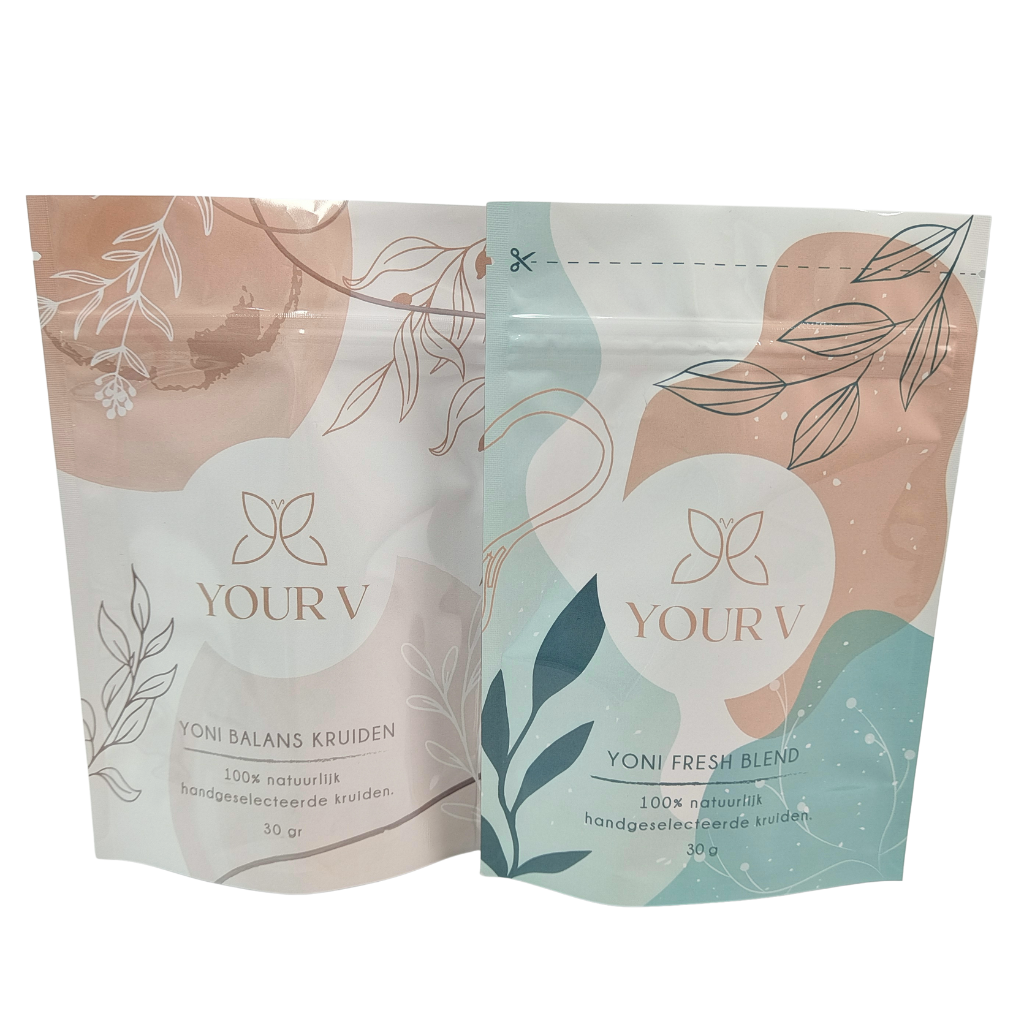 Custom Biodegradable Mylar Bags for Bath Salt 4OZ 5OZ Stand Up Pouch